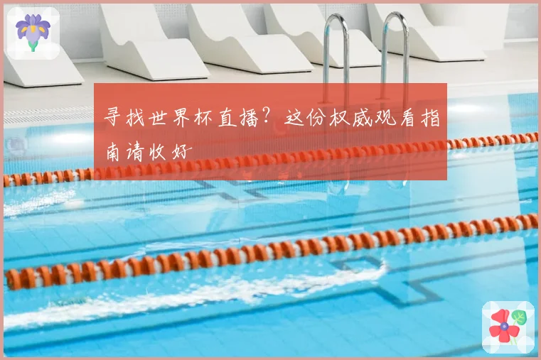 寻找世界杯直播？这份权威观看指南请收好